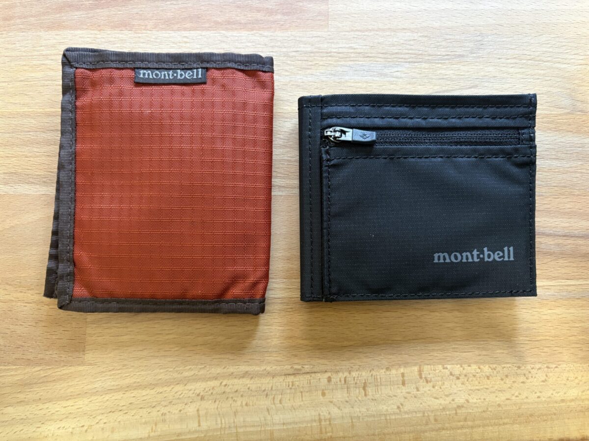 モンベル フラットワレットとスリムワレット