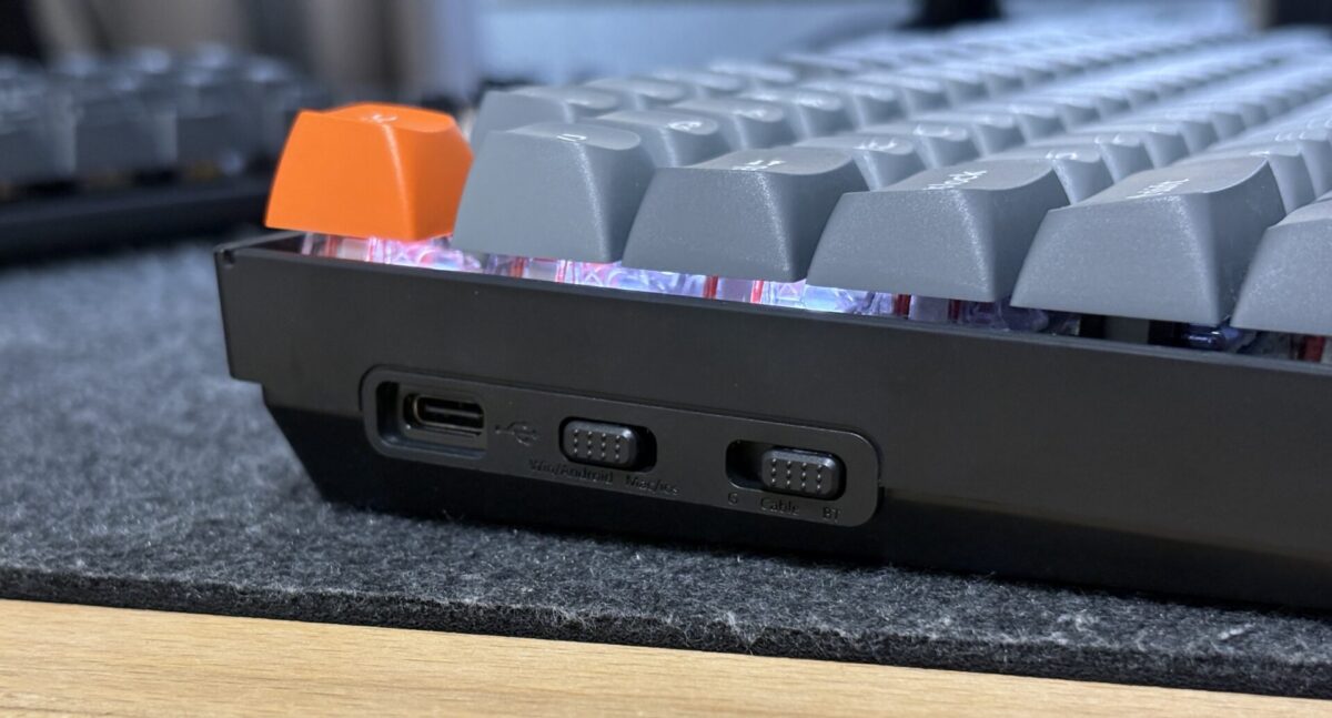 Keychron K8 Maxのスイッチの写真