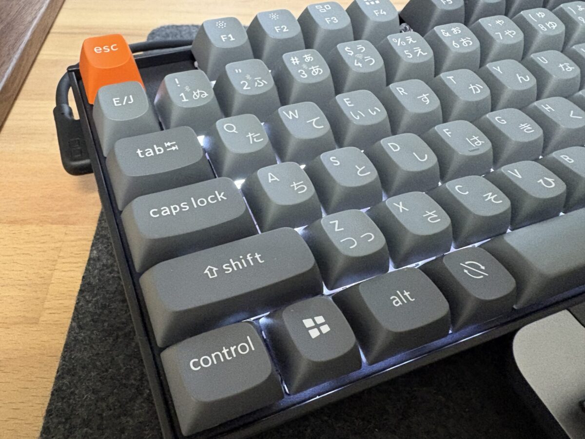 Keychron K8 Maxの印字(windows)