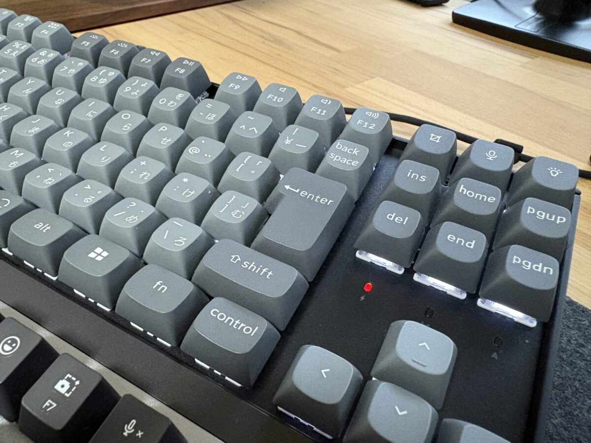 Keychron K8 Maxの材質はプラスチックフレーム