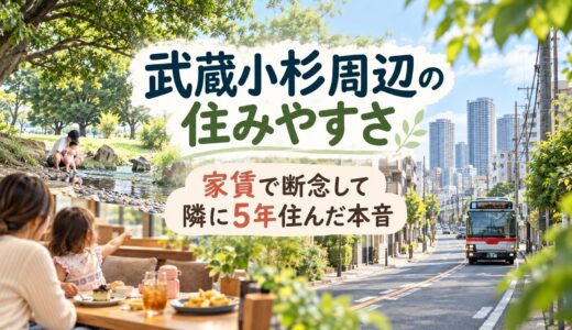 武蔵小杉周辺の住みやすさ｜家賃で断念して隣に5年住んだ本音